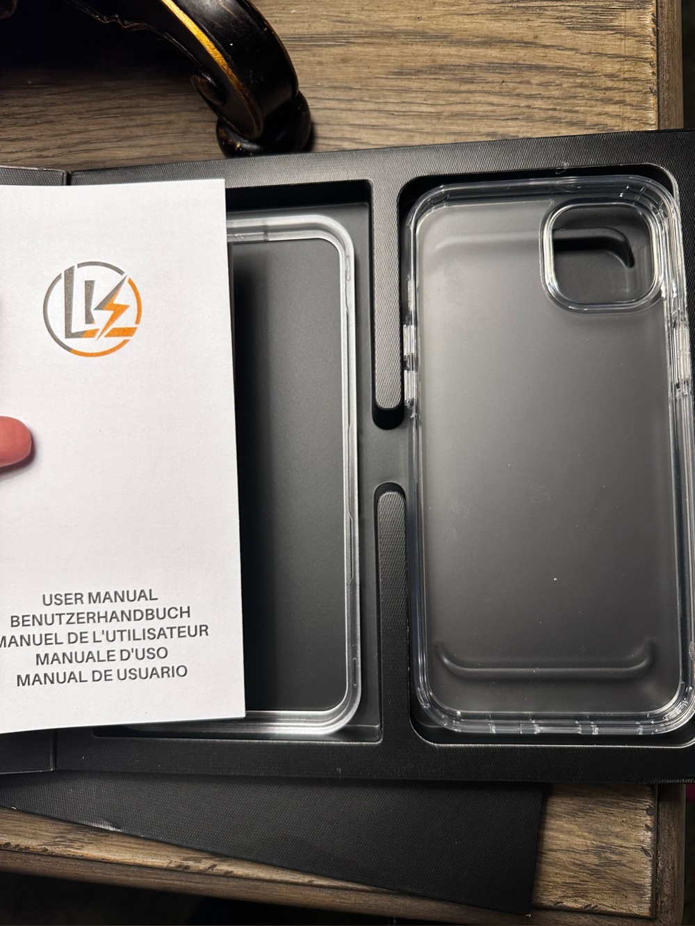 Source Unknown Clear Transparent Phone Case with Raised Camera Lip